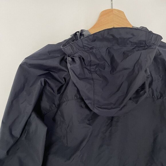 Lands' End navy blue women's size medium nylon windbreaker jacket with hood - Picture 10 of 10